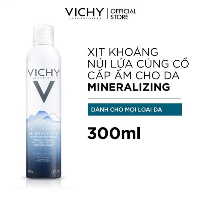 Xịt khoáng dưỡng da Vichy Mineralizing Thermal Water 300ml